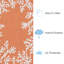 Tapis intérieur / extérieur orange touffeté à la main Vogt-266165755