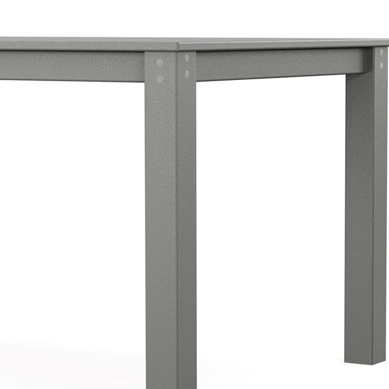 POLYWOOD Tables Outdoor Dining Table, Slate Gray