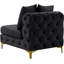 Chaise d'appoint en velours touffeté l 30 po-328442513