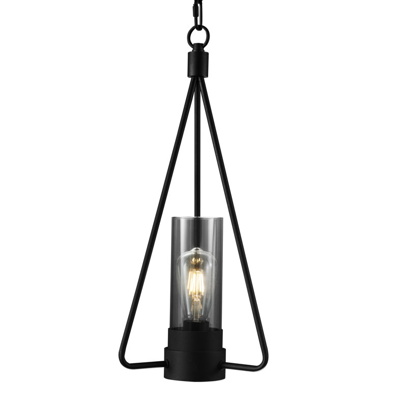 Luminaire suspendu cylindrique 1 lumière