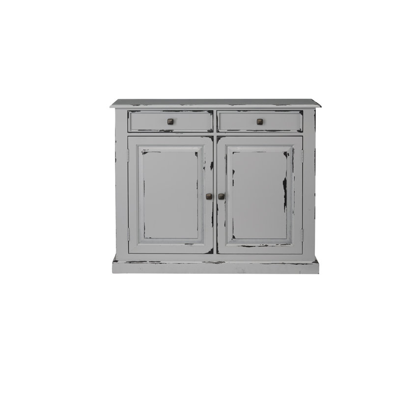 Commode d'appoint Gareth, gris