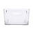 Ezystorage Large Rectangle Clear Fridge, Kitchen, & Pantry Stackable Storage Bin With Handle 