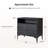 Lindley 28"W Modern 2-Drawer End Table with Charging Port and Open Shelf-846520897