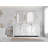 Malibu 84'' Double Bathroom Vanity with Quartz Top-88110438