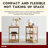 Industrial-style 3-Tier Nightstand (Set of 2) – Available in Black, Gold, and White Finishes-1040154830