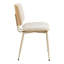 81.5cm H Fabric Upholstered Side Chair in Gray
