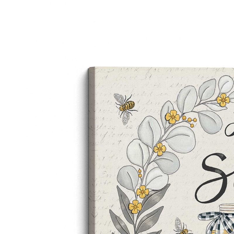 Life is Sweet by Deb Strain Art Print, L 36 x H 36, Ne s’applique pas, Toile non encadrée