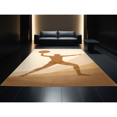 Tapis beige moelleux et moelleux Eisen