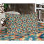 Multicolore ensemble de draps et taies décoratives pour repose-pieds Ambesonne-106797149