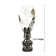 Stephanov Crystal Small Teardrop Lamp Finial