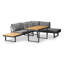 Canapé modulaire modulaire avec table basse