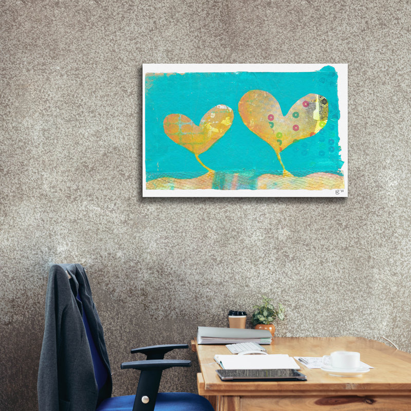 Toile épique Graffiti «Sw Cherts 1» par Laura Gibson, 40 po x 26 po, H 26 po x l 40 po