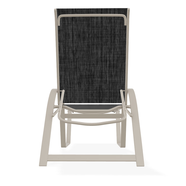 Holna Outdoor Rust-Resistant Metal Chaise Lounge