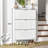  Fluted Hidden Shoe Storage Cabinet with 3 Flip Drawers