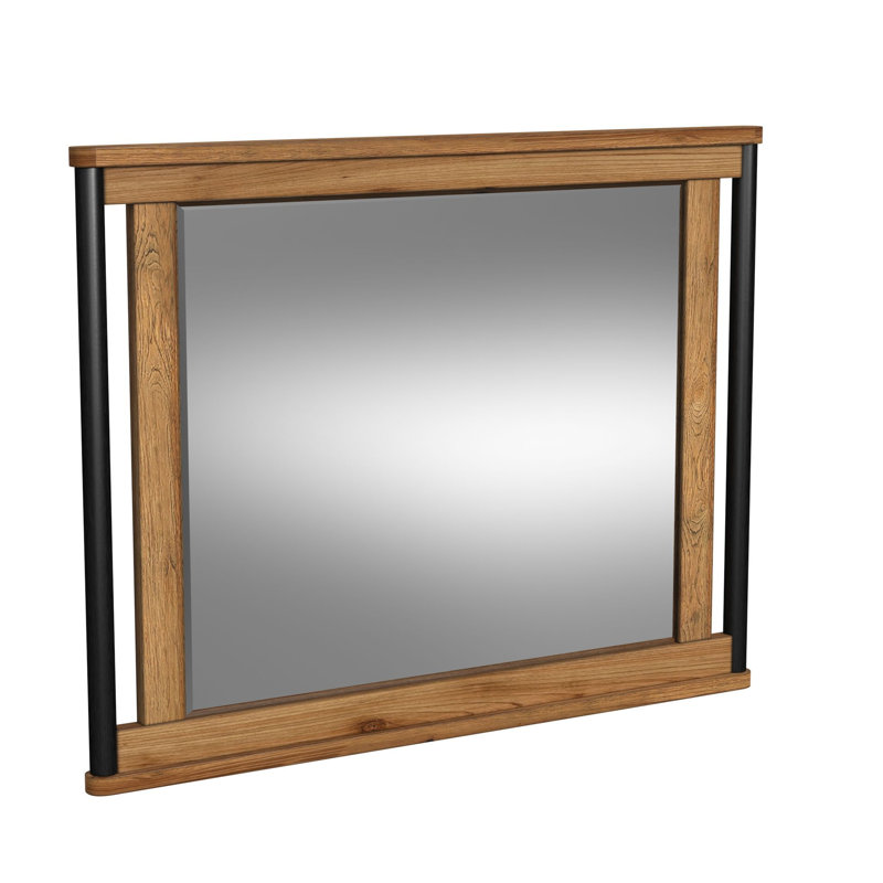 Miroir rectangulaire en hévéa Magee