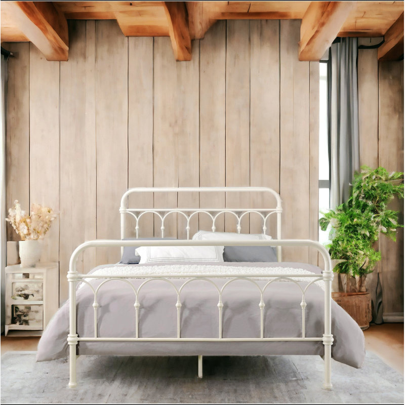 White Finish Full Bed