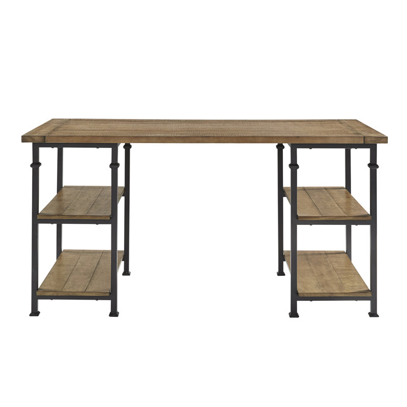 Table de bureau vintage 1 pièce avec 4 tablettes ouvertes