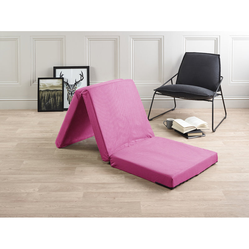 Dull 7cm Mattress Cube Futon  Mattress, Pink