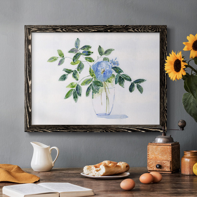 Rustic Simplicity I, reproduction d'art sur toile, H 26 po x l 38 po x P 1,5 po, Noir