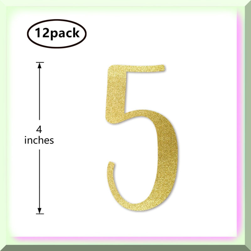 50 Shades of Green Jumbo 40" Number Balloons