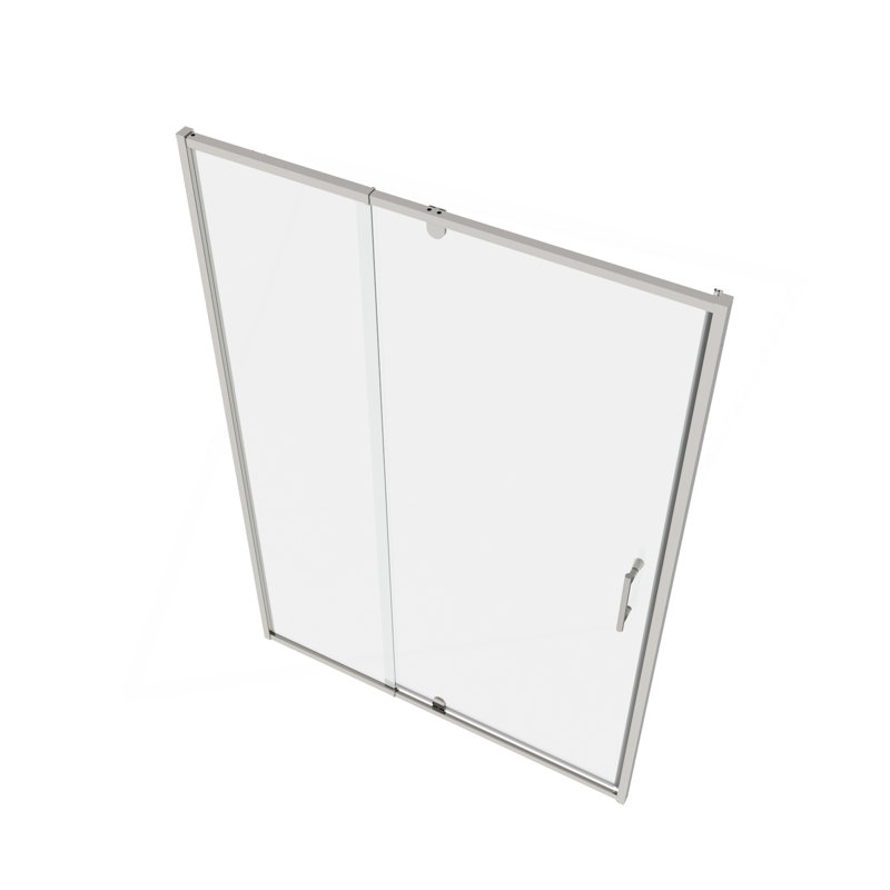 38-42" W X 71" H Piovt Swing Glass Shower Door, Chrome