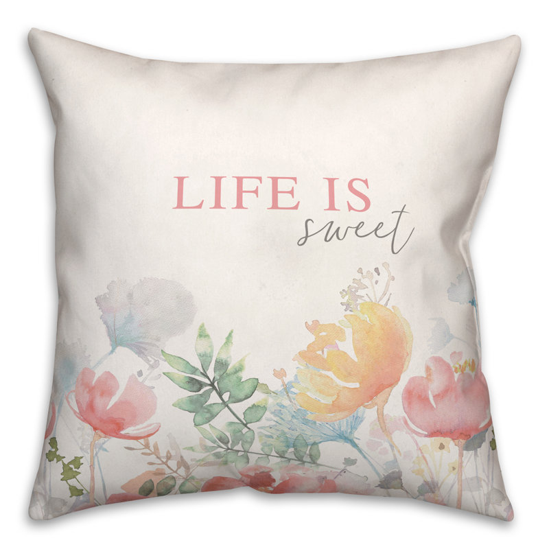 Coussin Life Is Sweet Botanicals