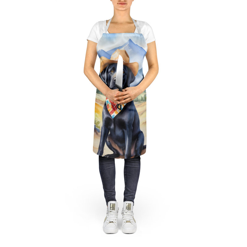 No Pattern Bib Apron