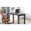 Table de conférence commerciale Corbin 48 "avec plateau en stratifié et base en U-98143913
