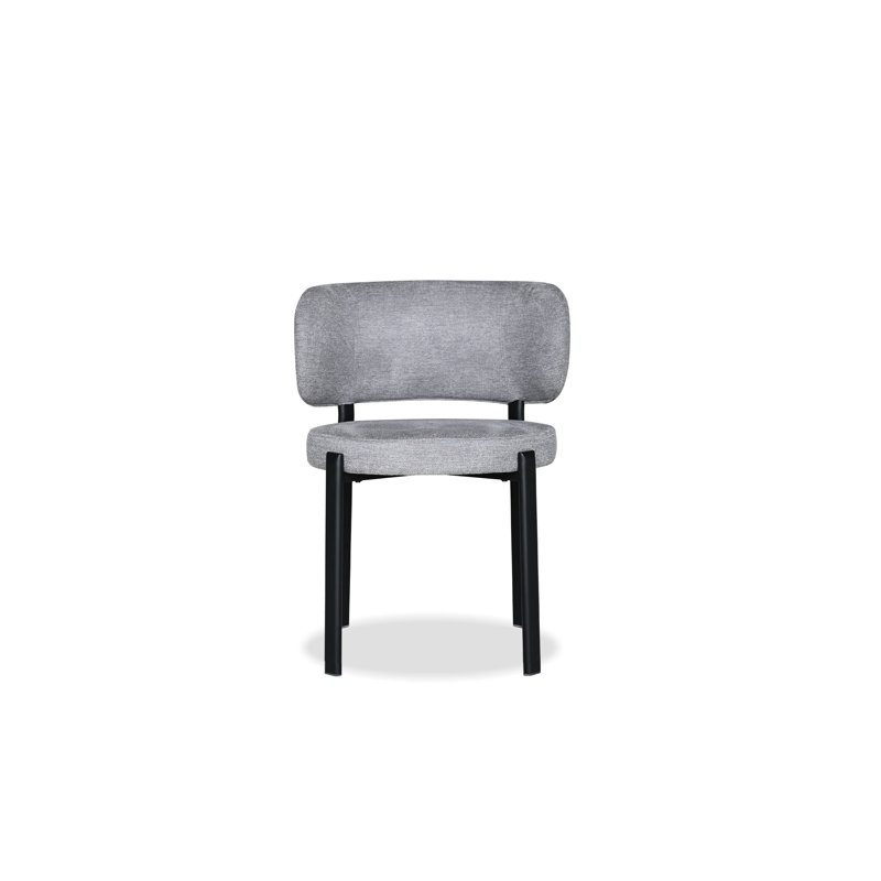 Chaise rembourrée Lily, Gris