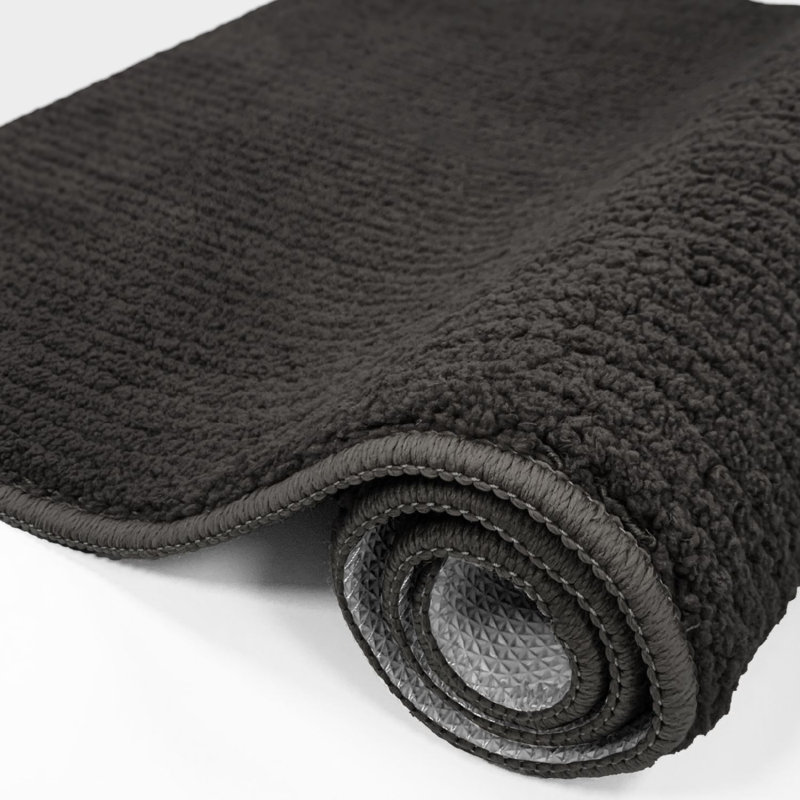 Tapis de cuisine Dawon, Rectangle 3 pi 3 po x 1 pi 5 po, Noir