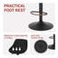 Swivel Yes Bar Stool with Steel Frame
