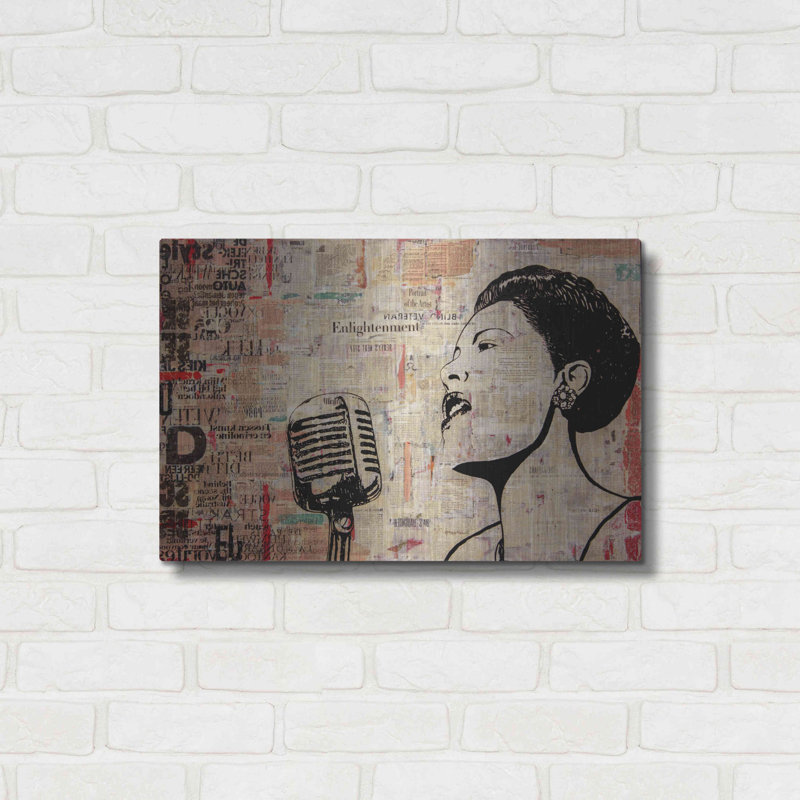 «Lady Day» par DB Waterman, impression sur métal sans cadre, H 16 po x l 24 po x P 0,13 po