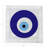 Evil Eye White Cotton Sateen Cocktail Napkins
