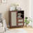 Rattan Buffet Cabinet With Adjustable Shelf, Sideboard With Drawers For Living Room, Kitchen, Entryway-446461573