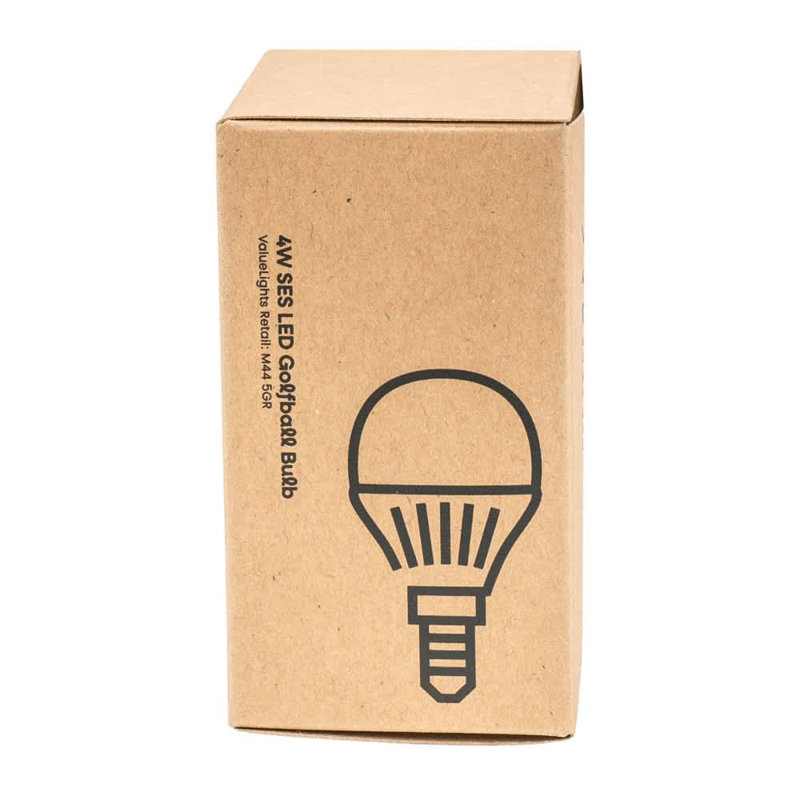 4W SES E14 LED Golfball Bulb In Cool White, Warm White