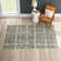 Mahaney Washable Striped Polyester Rug 