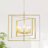 Padula 5 - Light 21.65" Dimmable Lantern Industrial Linear Square / Rectangle Geometric Candle Style Chandelier-1328398502