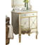Ensemble de meuble-lavabo de salle de bain simple avec miroir 32 po Fussell