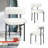 Fayana Faux Fur Upholstered Dining Chairs With Metal Legs For Living Room Dining Room-1023659164