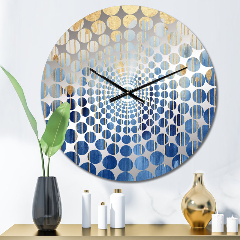Haygazun - Horloge murale peinture abstraite, Petit