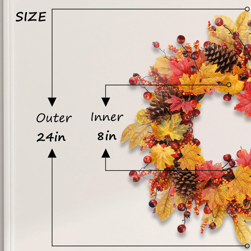 Faux 60cm Wreath