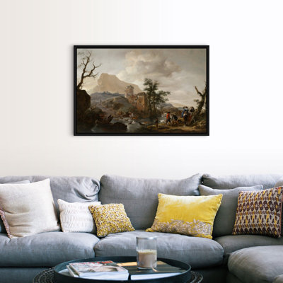 " Stag Hunt In A River, C1650-1655 " by Philips Wouwerman