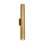Sean Lavin Pressa 2-light outdoor round extra large wall sconce light in natural brass finish