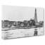 The Shard & London Skyline in Abstract - Wrapped Canvas-55303656