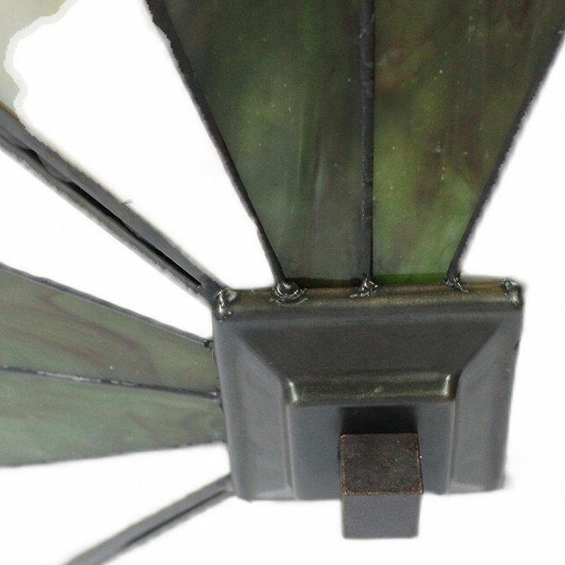 Glass and Tiffany Glass Flush Mount