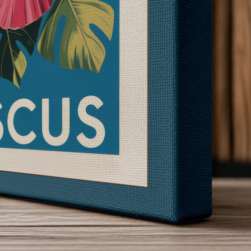 Print, 36x24 - 91.4 x 61.0 cm, Teal Border