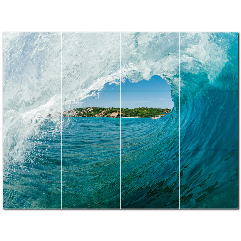 Vagues photo 8 x 8