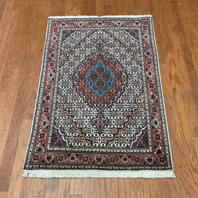  Handmade Tabriz Fish Design Wool Rug