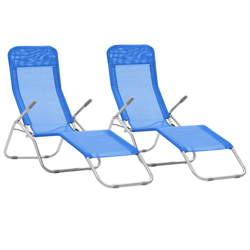 Dicha Reclining Deck Chair, Blue