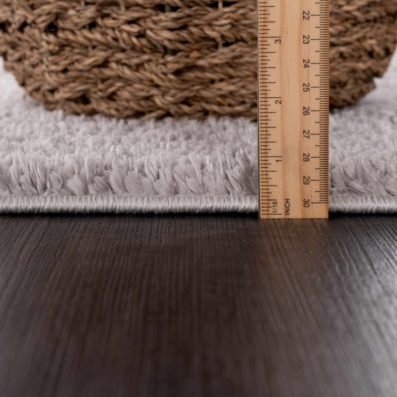Tapis gris Symara, Tapis de couloir 2 pi 7 po x 7 pi 3 po